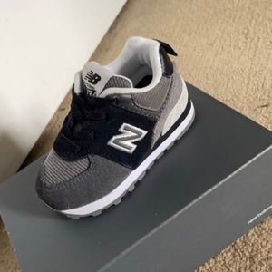 Gray & Black Baby New Balance